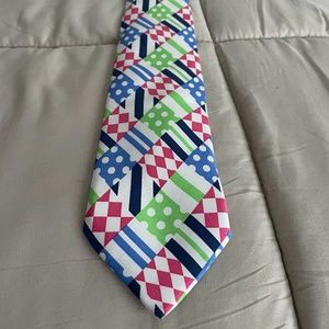 Vineyard Vines Kentucky Derby Patchwork Silk Tie